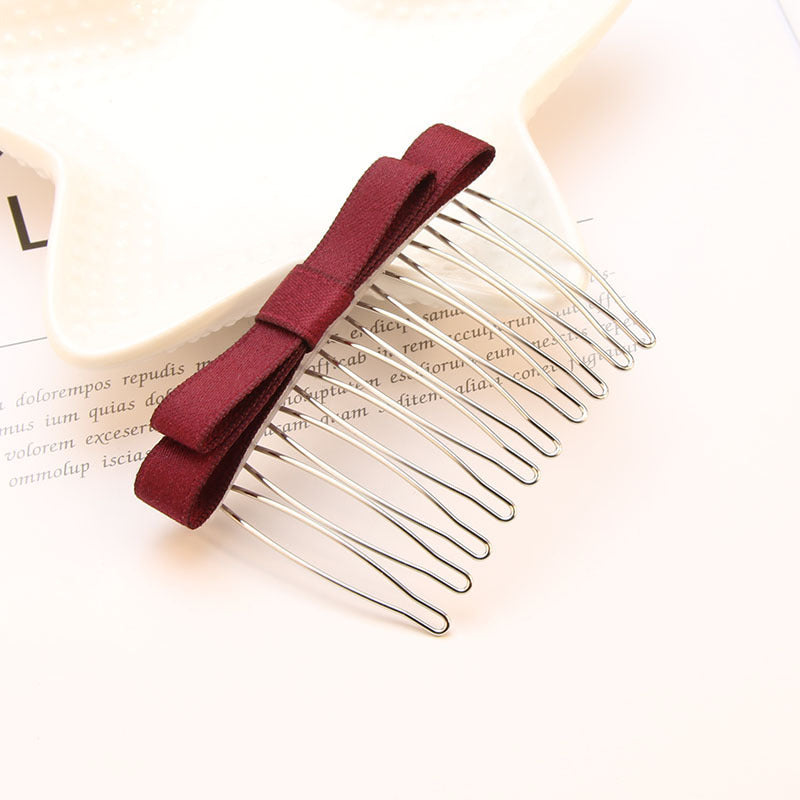 Bow Hair Comb Hair Clip Headdress