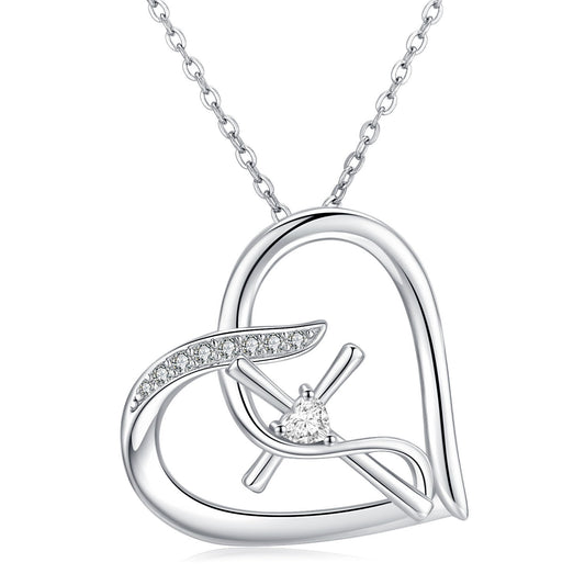 YFN Cross S925 Sterling Silver Love Heart Infinity Faith Necklace (US only)