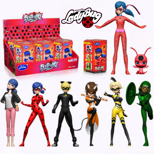 UNA caja ciega de figura aleatoria de Miraculous Ladybug/Cat Noir (con licencia oficial) Compra al por mayor: ahorra un 15 %
