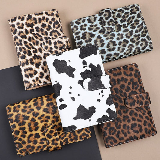 A6 Budget Binder - Leopard Print (5 colors)