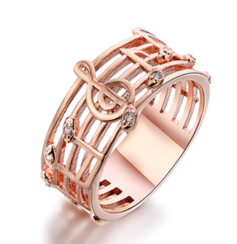music note ring