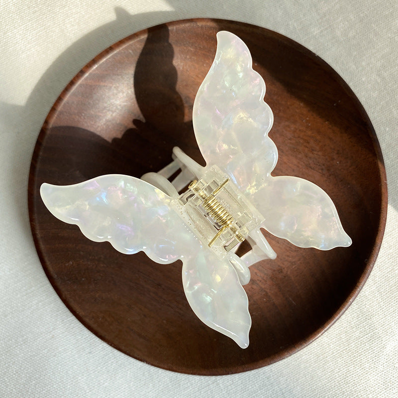 French Vintage Butterfly Acetate Hair Clip