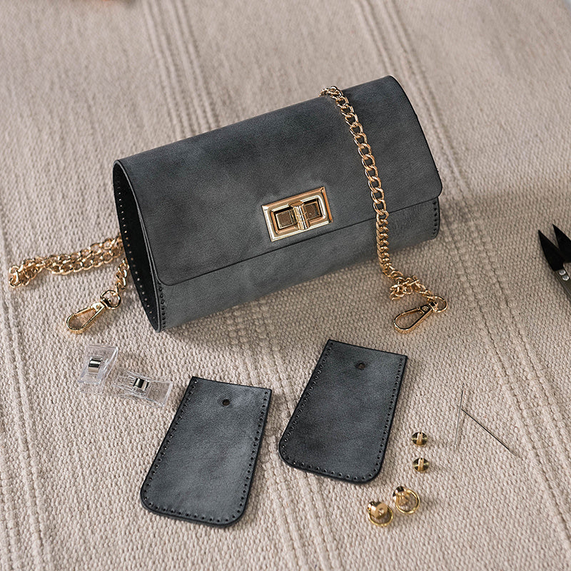 DIY Leather Shoulder Messenger Mini Bag Material Pack