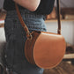 DIY Retro Tanned Natural Cowhide Leather Shoulder Bag Material Pack