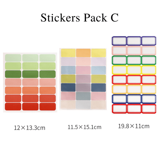 Adding Contents of Budget Binder - stickers