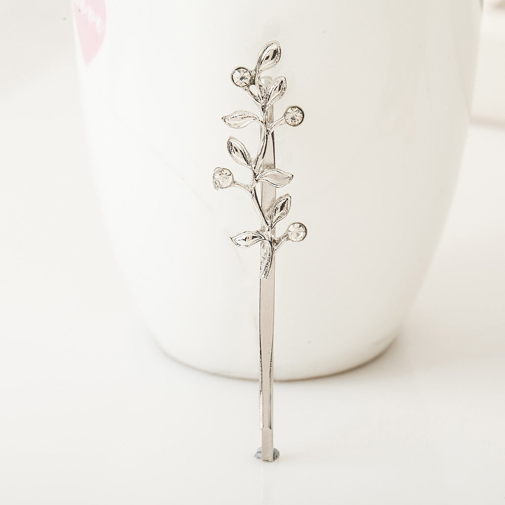 1 Pcs Fashion Metal Leaf Shape Hair Clip Barrettes