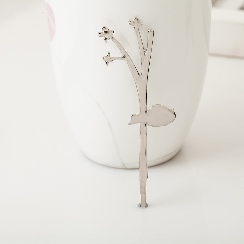 1 Pcs Fashion Metal Leaf Shape Hair Clip Barrettes