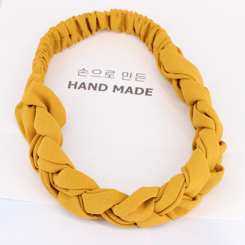 Tooth Anti-Slip Twist Braided Wig Headband Headband Hair Accessories