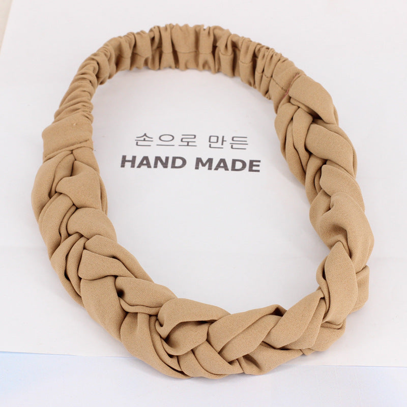 Tooth Anti-Slip Twist Braided Wig Headband Headband Hair Accessories