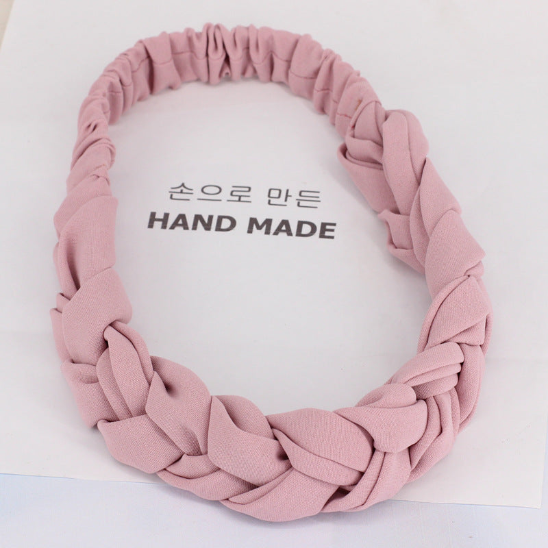 Tooth Anti-Slip Twist Braided Wig Headband Headband Hair Accessories