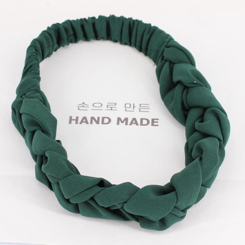 Tooth Anti-Slip Twist Braided Wig Headband Headband Hair Accessories