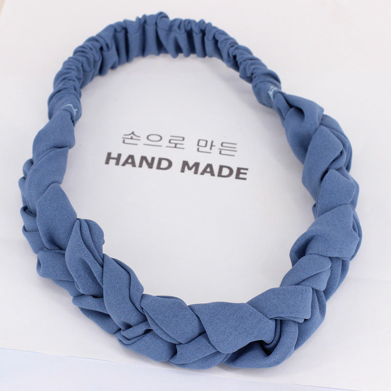 Tooth Anti-Slip Twist Braided Wig Headband Headband Hair Accessories