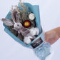 Wishing Rabbit Lighted Dried Tiny Flower Bouquet for Valentine's Day