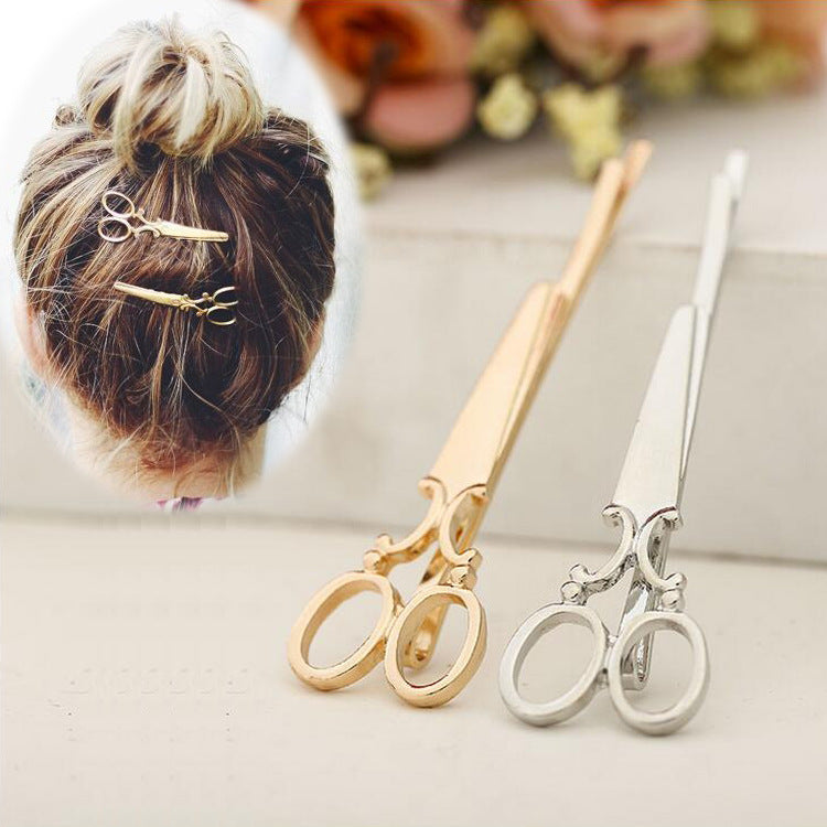 Creative Scissors Shape Hair Clip  Accessories