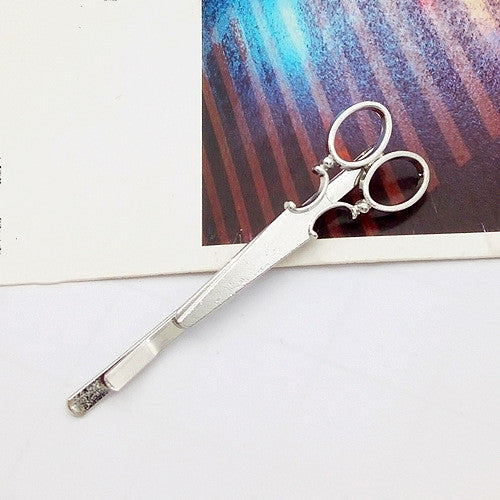 Creative Scissors Shape Hair Clip  Accessories