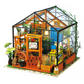 Robotime bricolage maison de poupée Miniature en bois 1:24 maison de poupée à la main modèle Kits de construction jouets pour enfants/adultes