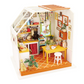 Robotime DIY casa de muñecas en miniatura de madera 1:24 casa de muñecas hecha a mano modelo Kits de construcción juguetes para niños/adultos