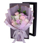 Artificial Soap Rose Bouquet Flower Gift Box