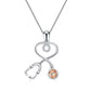 YFN Nurse Doctor Stethoscope Necklace 925 Sterling Silver with Charm Pendant (US only)