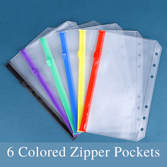 Adding Contents of Budget Binder - Zipper Pockets