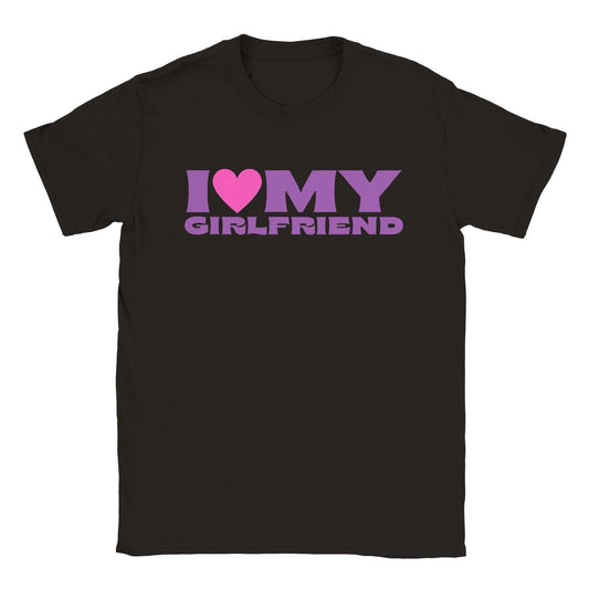 "I Love My Girlfriend" Cool Printed T-shirt For friend / boyfriend