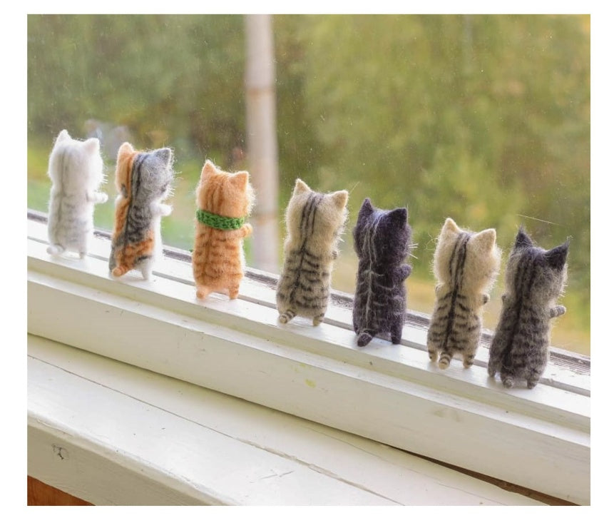 DIY Kitten Wool Felt Material Pack