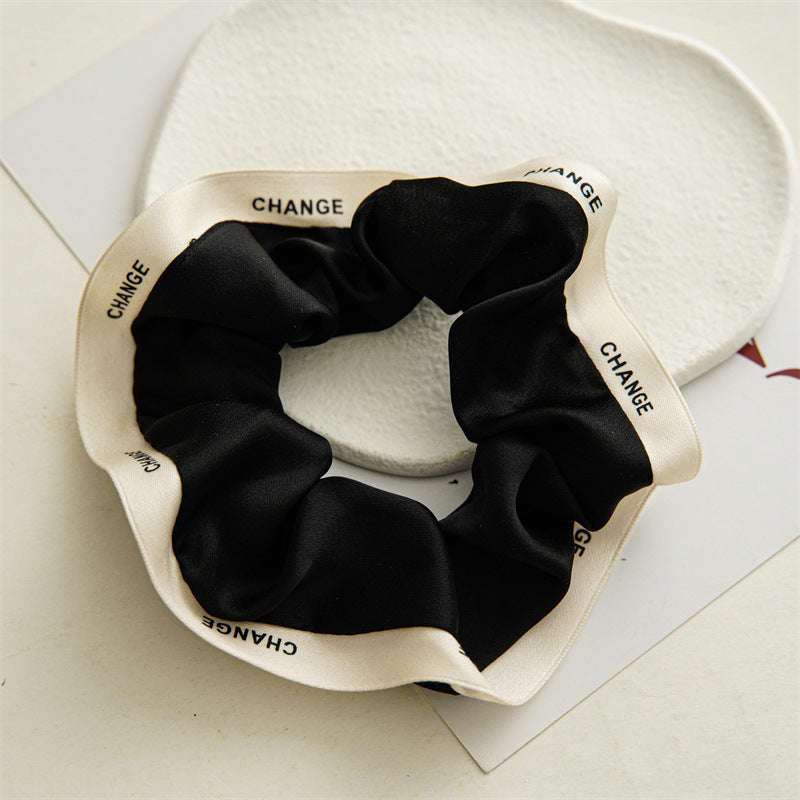 Large Intestine Hair Band Head Rope Contrast Color Cloth Hair Accessories
