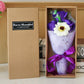 Rose Carnation Soap Bouquet Gift Box