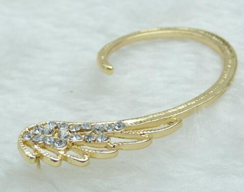 Feather Clip Earrings Oorbellen New Punk