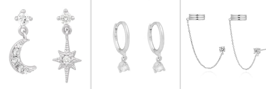 Fashion Fringed Zircon Stud Earrings