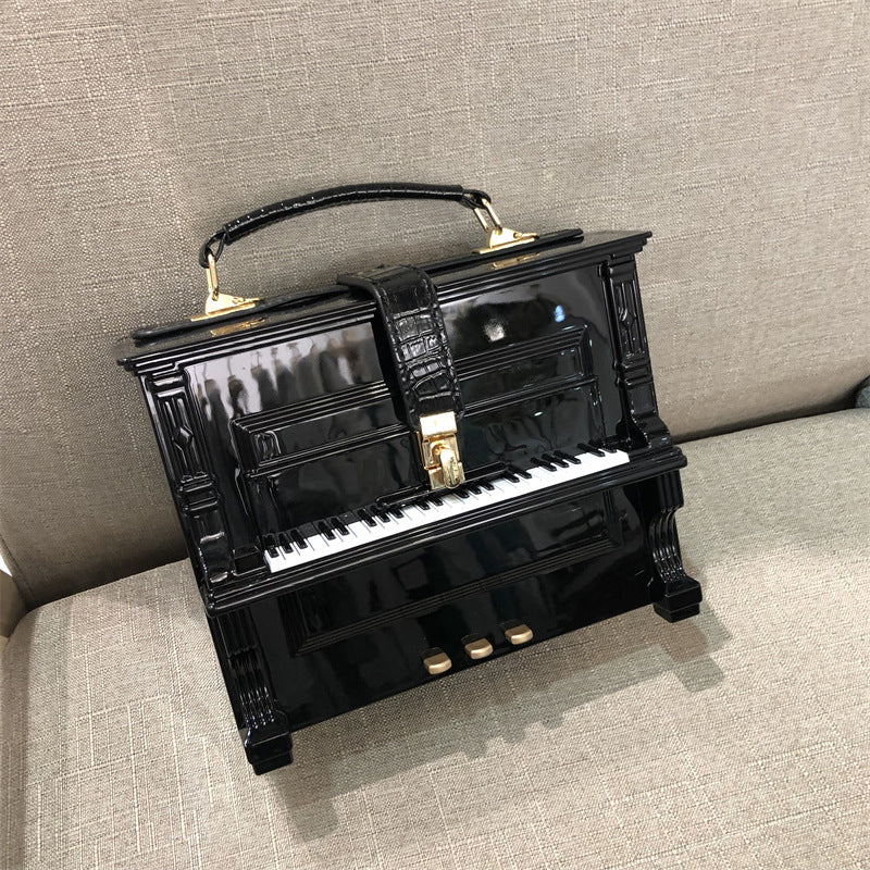 Piano Acrylic Box Shoulder Crossbody Bag