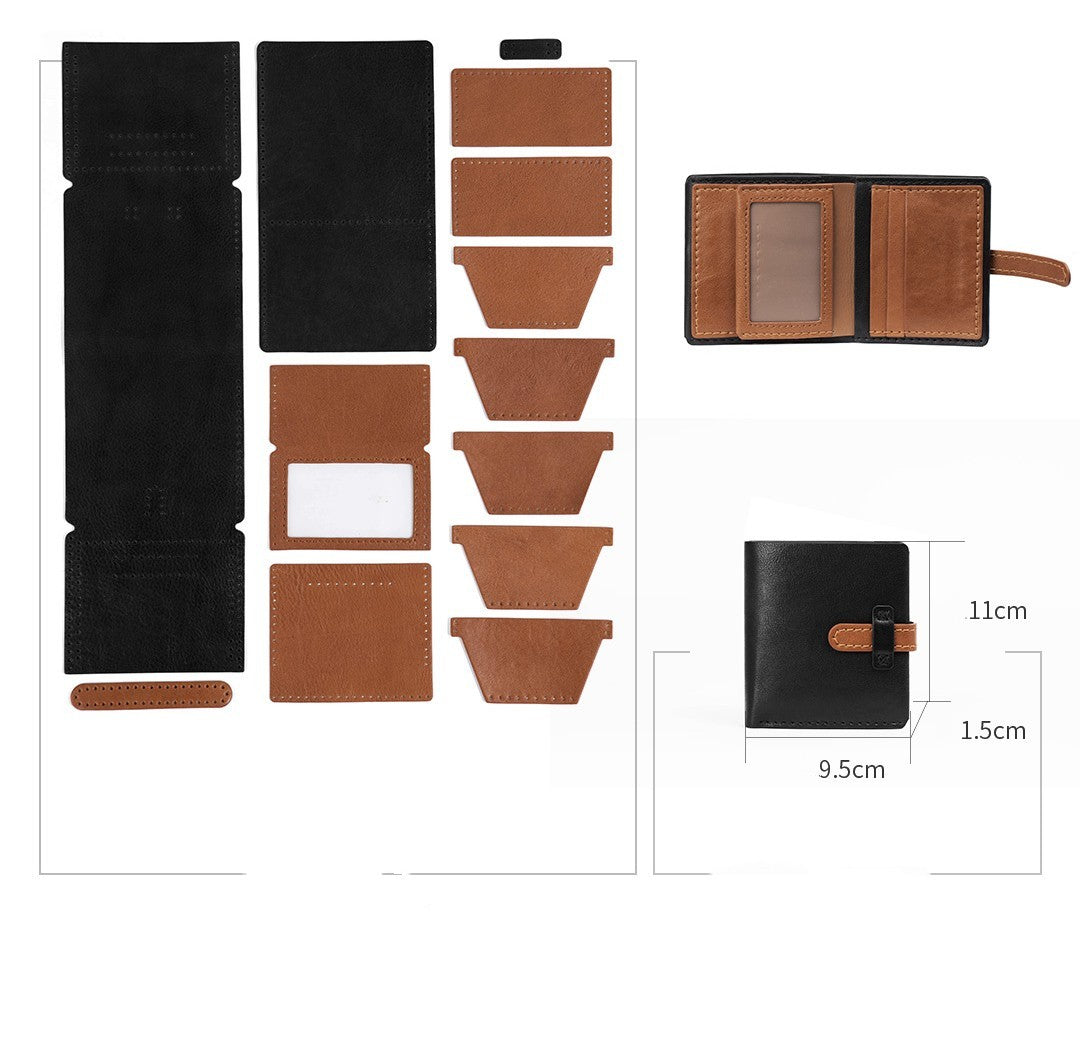 DIY Handmade Leather Card Wallet Material Package