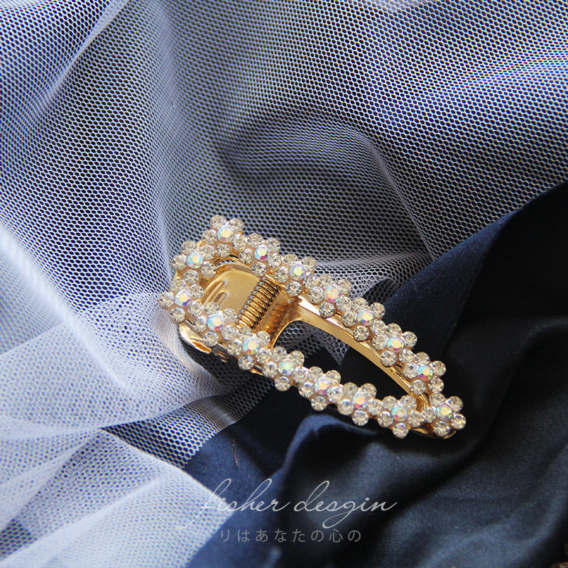 Rhinestone hair clip