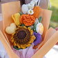 Hand-woven Sunflower Rose Bouquet FINISHED PRODUCT