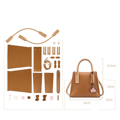 DIY Leather Large Capacity Handbag Material Pack