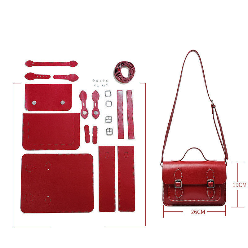 DIY Hand-woven PU English Cambridge Bag Material Pack