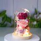 Eternal Preserved Rose Gift Box With Bear & Lights