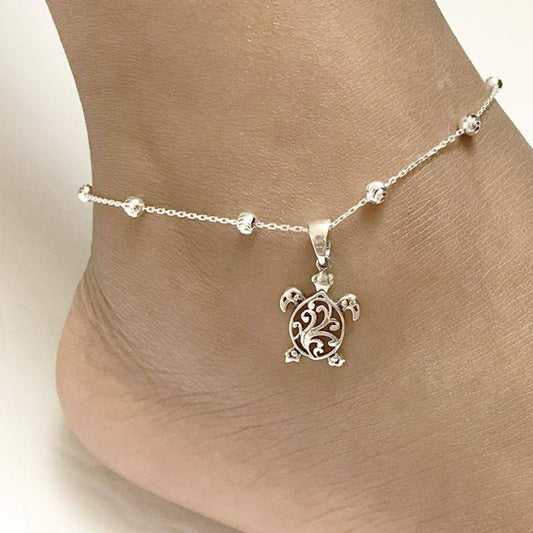 YFN Sterling Silver Cute Anklet Bracelets Fashion Jewelry (Gift box included)