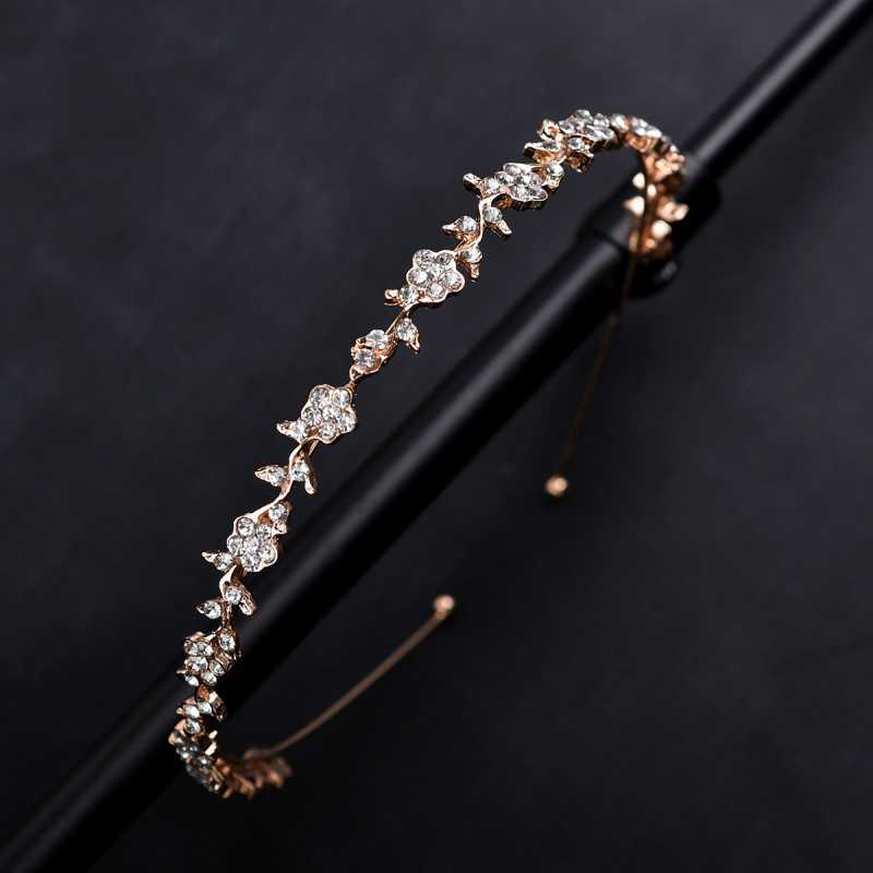 Alloy Small Flower Diamond Headband