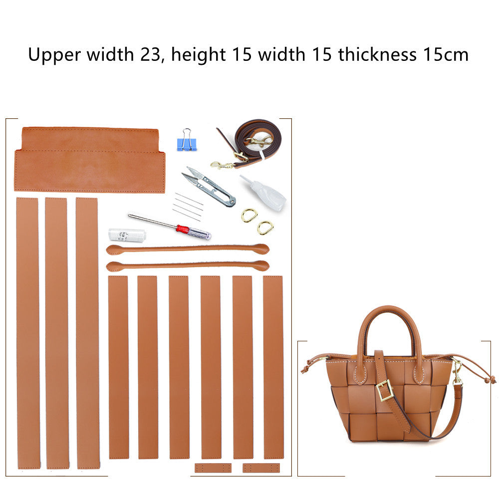 DIY Handmade Cow Leather Bag Material Pack