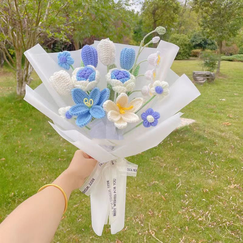 Woven Wool Bouquet Tulip Material Pack