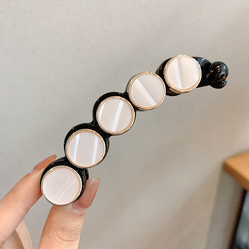 Horsetail Clip Banana Clip Large Pearl Hair Clip