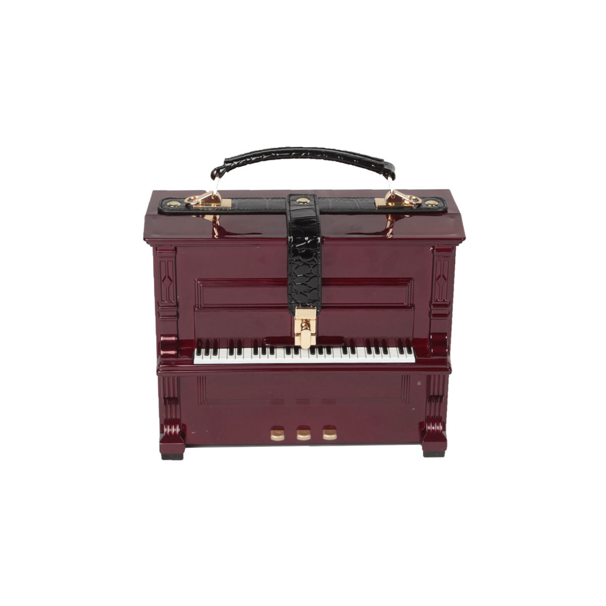 Piano Acrylic Box Shoulder Crossbody Bag