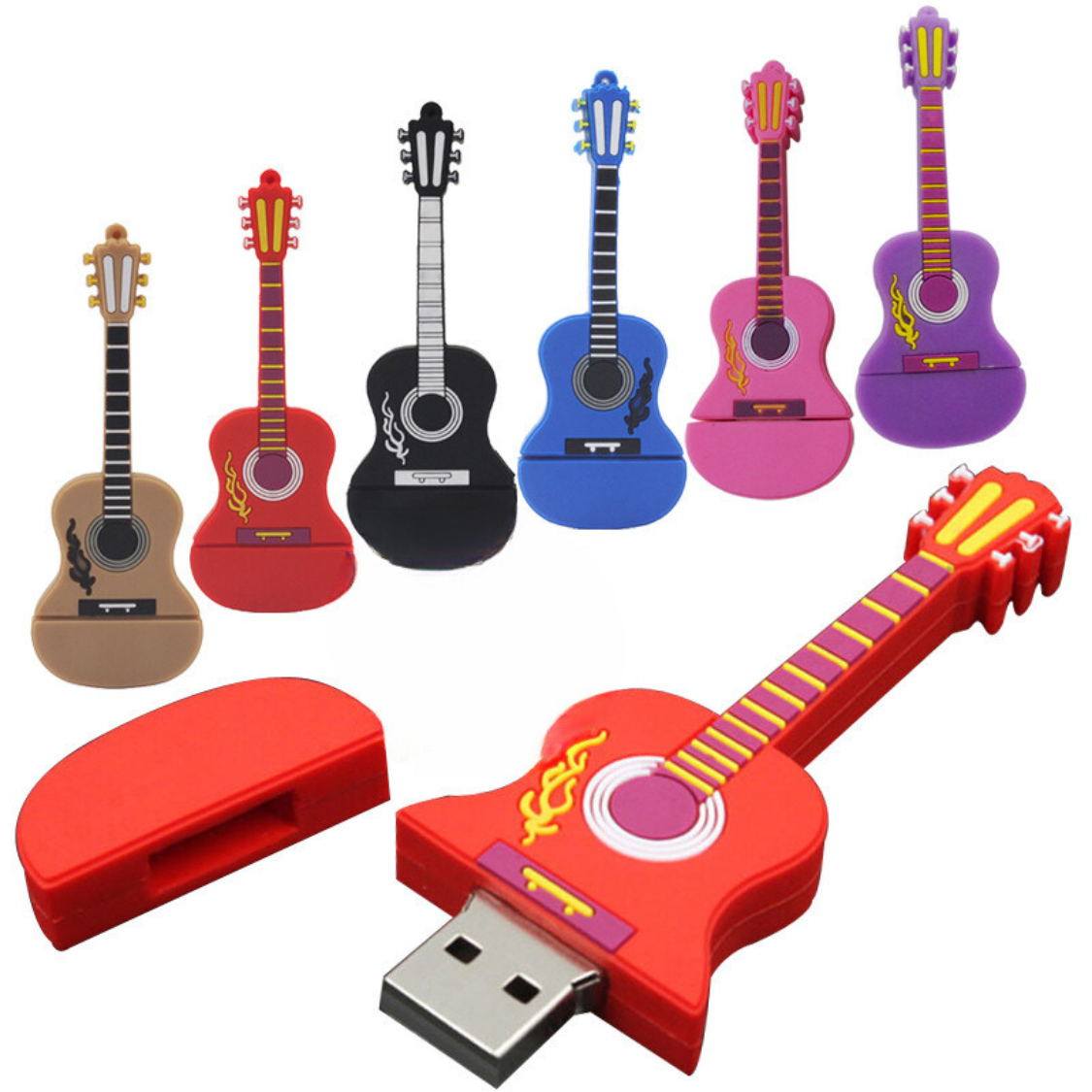Temática musical - Memoria USB para guitarra