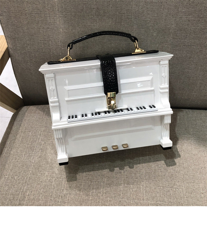 Piano Acrylic Box Shoulder Crossbody Bag