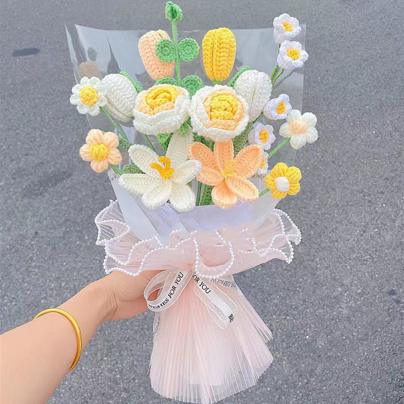 Woven Wool Bouquet Tulip Material Pack