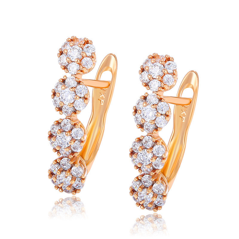 Graceful Personality Zircon Earrings