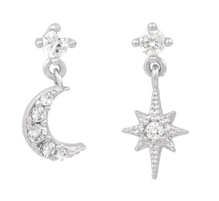 Fashion Fringed Zircon Stud Earrings