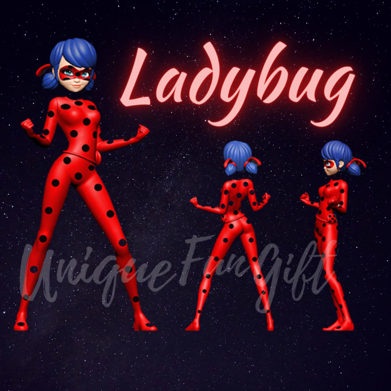 Boîte de 6 figurines Miraculous non répétitives : Ladybug et Chat Noir Blind Box (Licence Officielle)