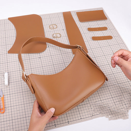 DIY Retro PU Armpit Shoulder Bag Material Pack